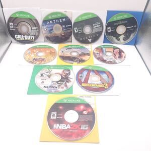 Xbox One Lot of 10 Games Call of Duty Anthem Destiny Dragon Age Borderlands